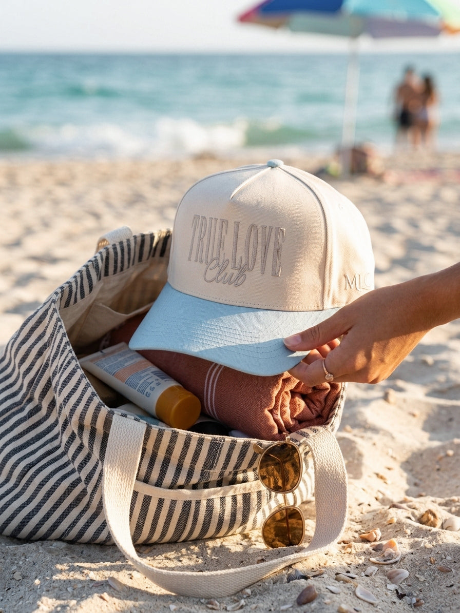 True Love Club - Light Blue Trucker Hat