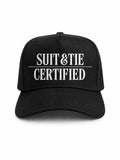 Suit & Tie Certified - Black Trucker Hat
