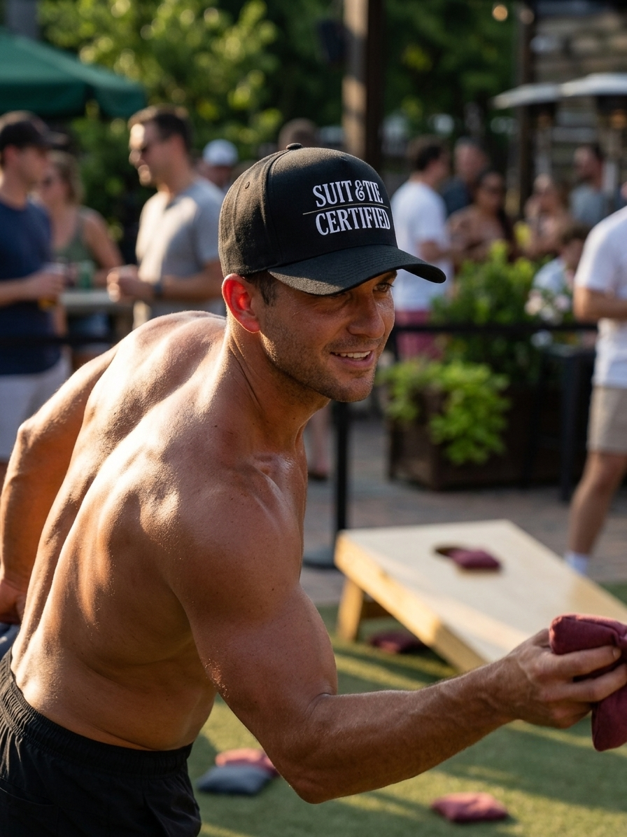 Suit & Tie Certified - Black Trucker Hat
